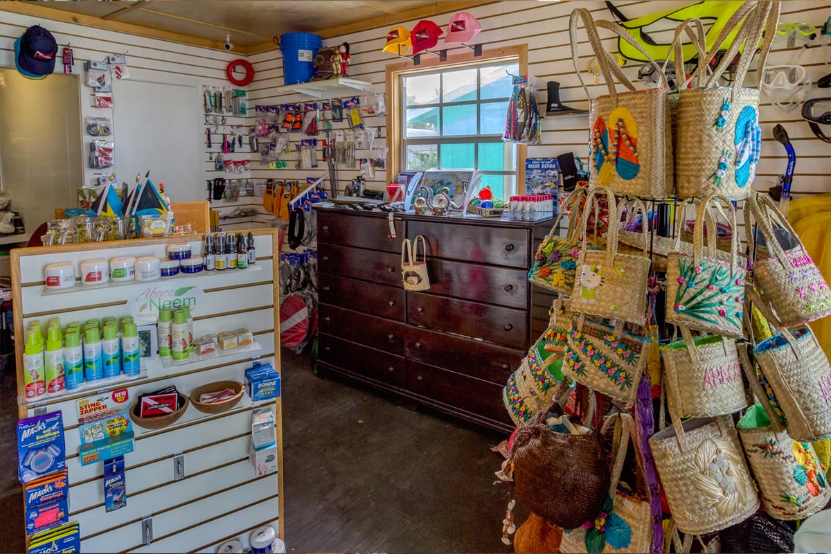 Dive Guana Gift shop on Guana Cay - Gifts and Vacation Rentals